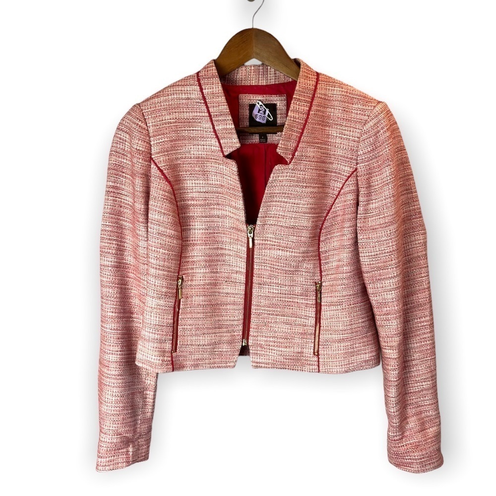 The Limited zip-front blazer, small